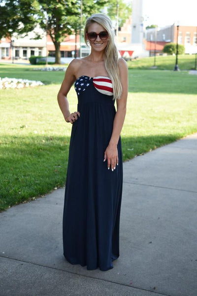 fourth of july maxi dress