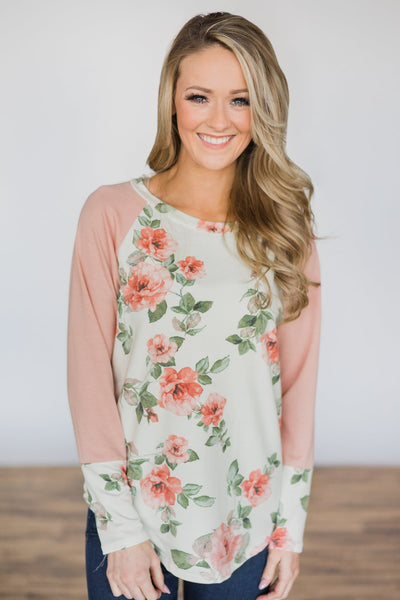 Summer Of Love Floral Top The Pulse Boutique