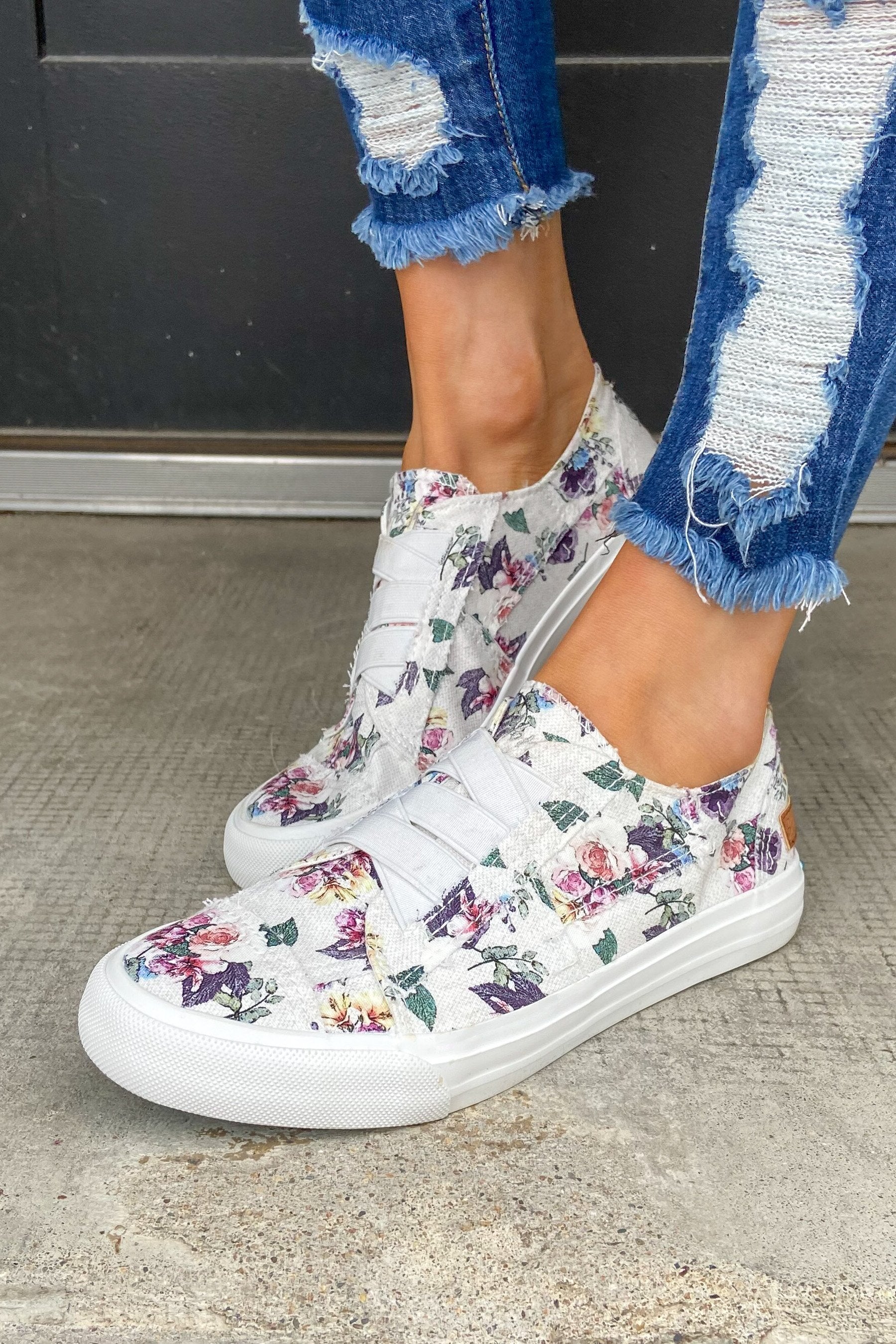 Blowfish Marley Sneakers Off White Bella Print