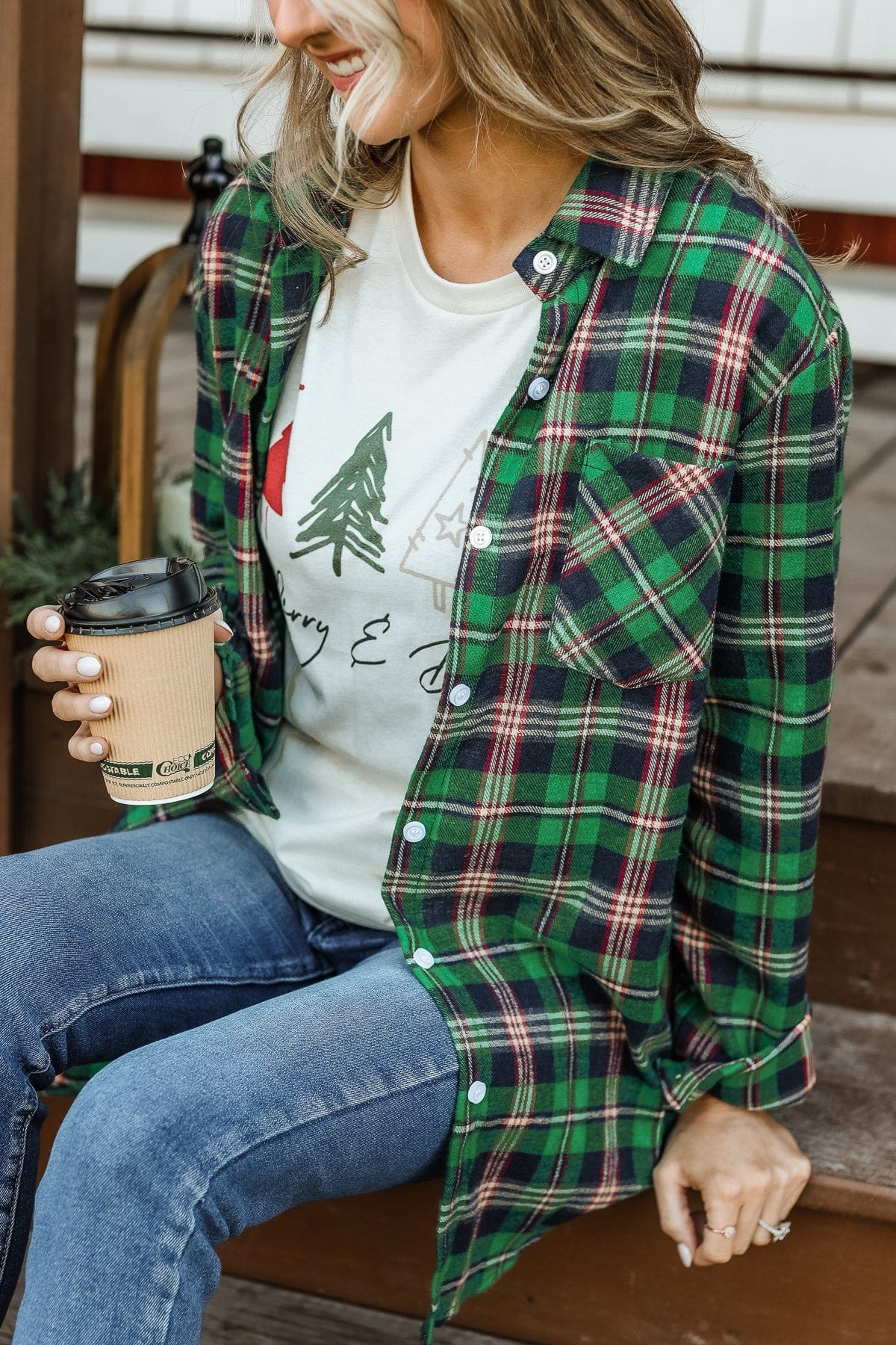 We The Free Flower Fields Twofer Flannel in cheapest Rust Combo