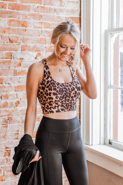 Run With The Lions Sports Bra- Leopard – The Pulse Boutique