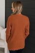 Seeking Your Love Knit Cardigan- Copper