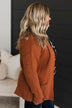 Seeking Your Love Knit Cardigan- Copper