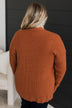 Seeking Your Love Knit Cardigan- Copper