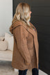 Inherent Joy Hooded Cardigan- Camel