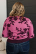 Truly Impressive Floral Sweater- Berry & Burgundy