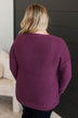 Unbelievably Sweet Ribbed Sweater- Magenta