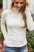 Feeling So Fine Turtleneck Top- Ivory