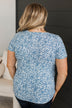 Feels Like A Crush Floral Top- Blue