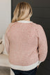 Just Stopping By Printed Knit Sweater- Cream & Rust