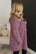 Fulfill Your Promise Knit Cardigan- Plum