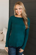 Darling Of Mine Knit Sweater- Teal