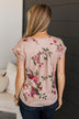 The Moment You Smiled Floral Top- Dusty Pink