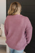 Captivating In Color Knit Sweater- Dusty Rose