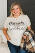 "Flannels And Football" Graphic Tee- Ivory