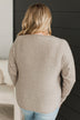 Caught Your Interest Dolman Sweater- Stone