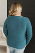 Caught Your Interest Dolman Sweater- Teal