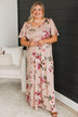 Major Moment Floral Maxi Dress- Dusty Pink