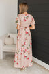 Major Moment Floral Maxi Dress- Dusty Pink