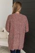 Fulfill Your Promise Knit Cardigan- Dark Rust