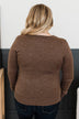 As It Happens V-Neck Sweater- Brown