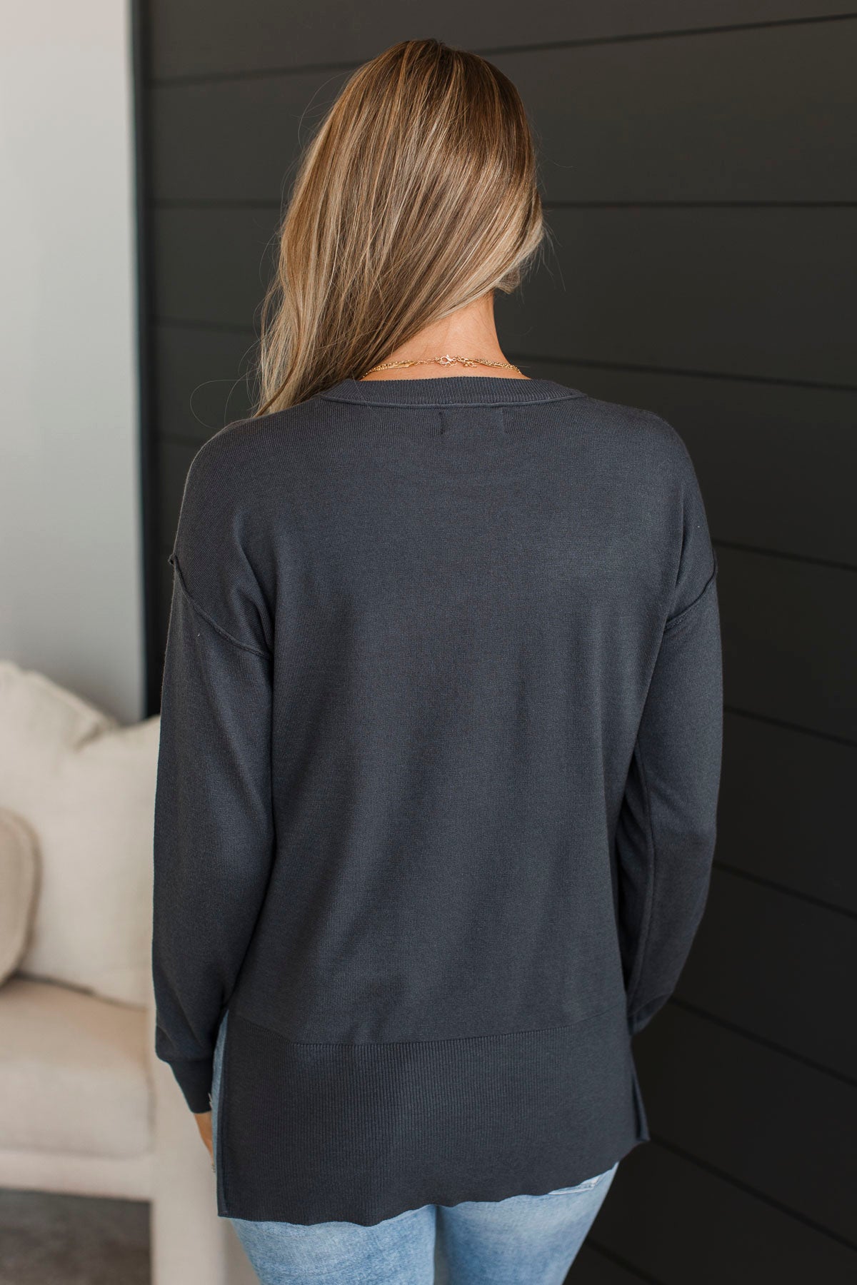 Unforgettable Days Lightweight Sweater- Eclipse Blue