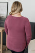 Whatever You Want Knit Sweater- Dusty Magenta