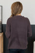 Captivating In Color Knit Sweater- Dusty Purple