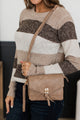 Epitome of Beauty Crossbody Purse- Taupe