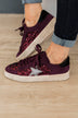 Corky's Another Round Sneakers- Wine Sequins