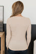 Super Lovable Long Sleeve Top- Light Taupe