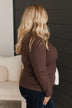 Super Lovable Long Sleeve Top- Brown