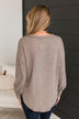 Best Intentions Long Sleeve Top- Light Mocha