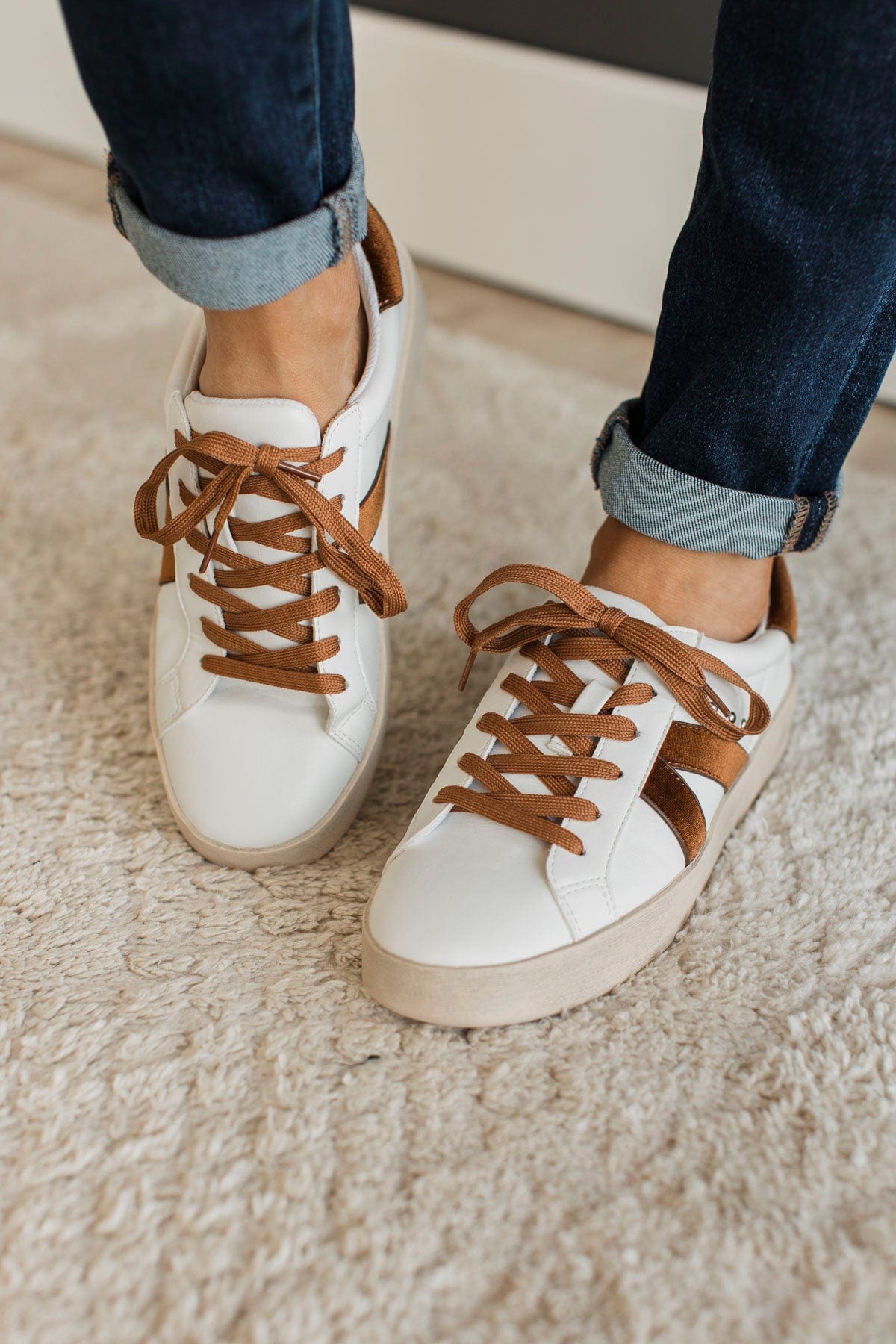 Corky's No Chaser Sneakers- Cinnamon Velvet