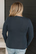 Miles Between Us Long Sleeve Top- Eclipse Blue