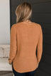 Runway Beauty Knit Sweater- Cinnamon