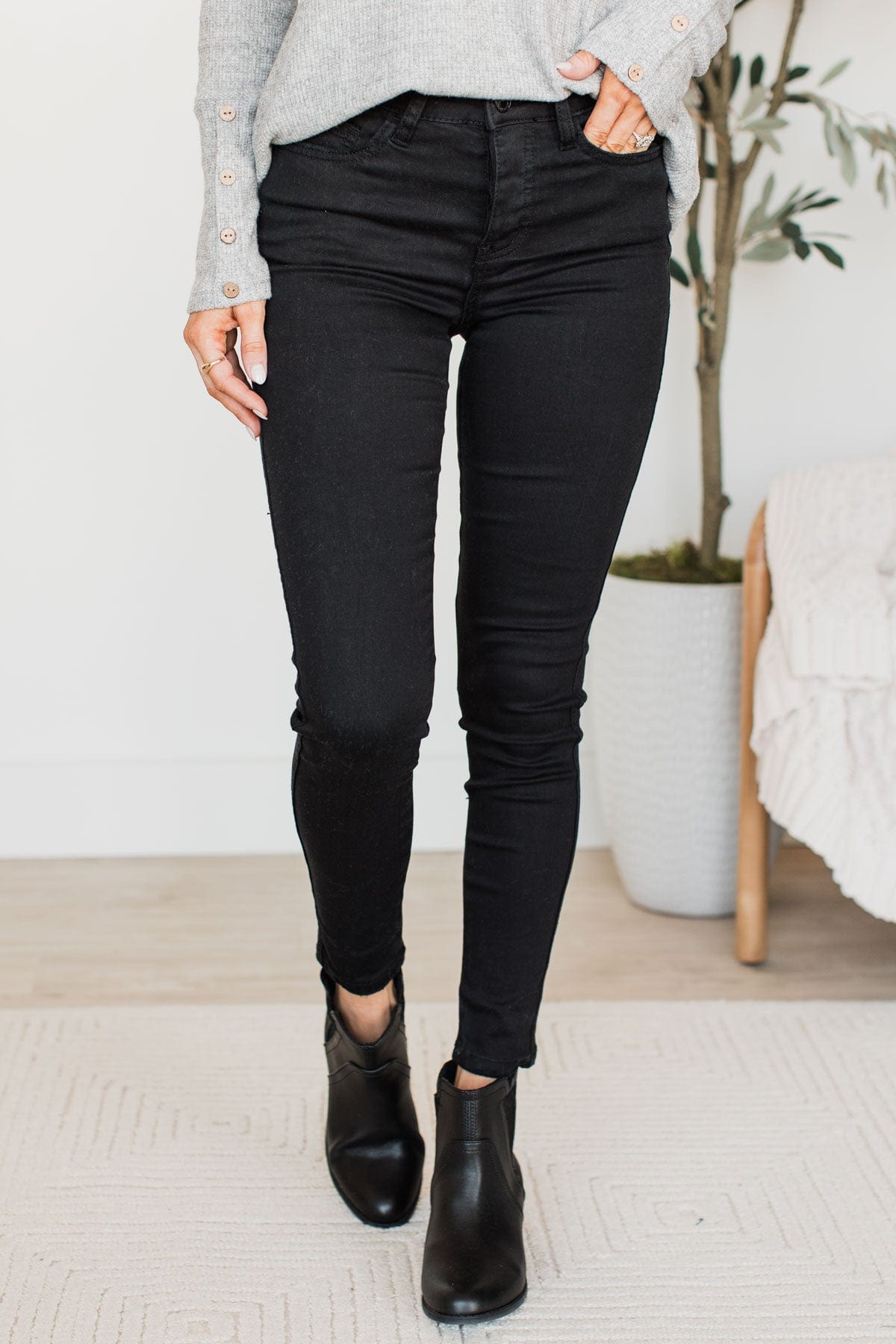 Buy Simply Be Lottie Wide Leg Black Jeggings from Next Canada