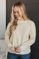 Just Stopping By Printed Knit Sweater- Mustard