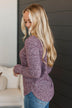 Runway Beauty Knit Sweater- Purple