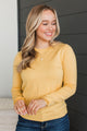 Loving Devotions Knit Sweater- Yellow