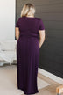 Looking Stunning Maxi Dress- Plum