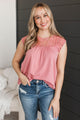 Searching For Truth Cap Sleeve Top- Pink