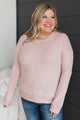 Do What You Love Knit Top- Blush