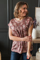 Waiting For Tomorrow Floral Top- Marsala