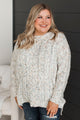 You’re Worth It Sprinkle Knit Sweater- Ivory