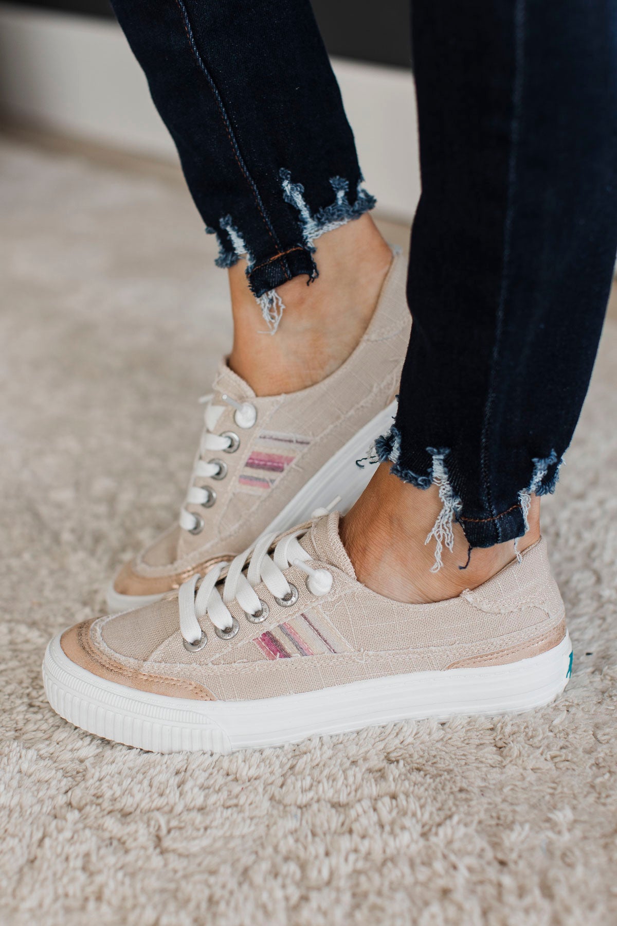 Blowfish Alex Sneakers- Sand Doll