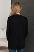 Bringing Perfection Lightweight Cardigan- Black