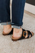 Soda Carry Sandals- Black