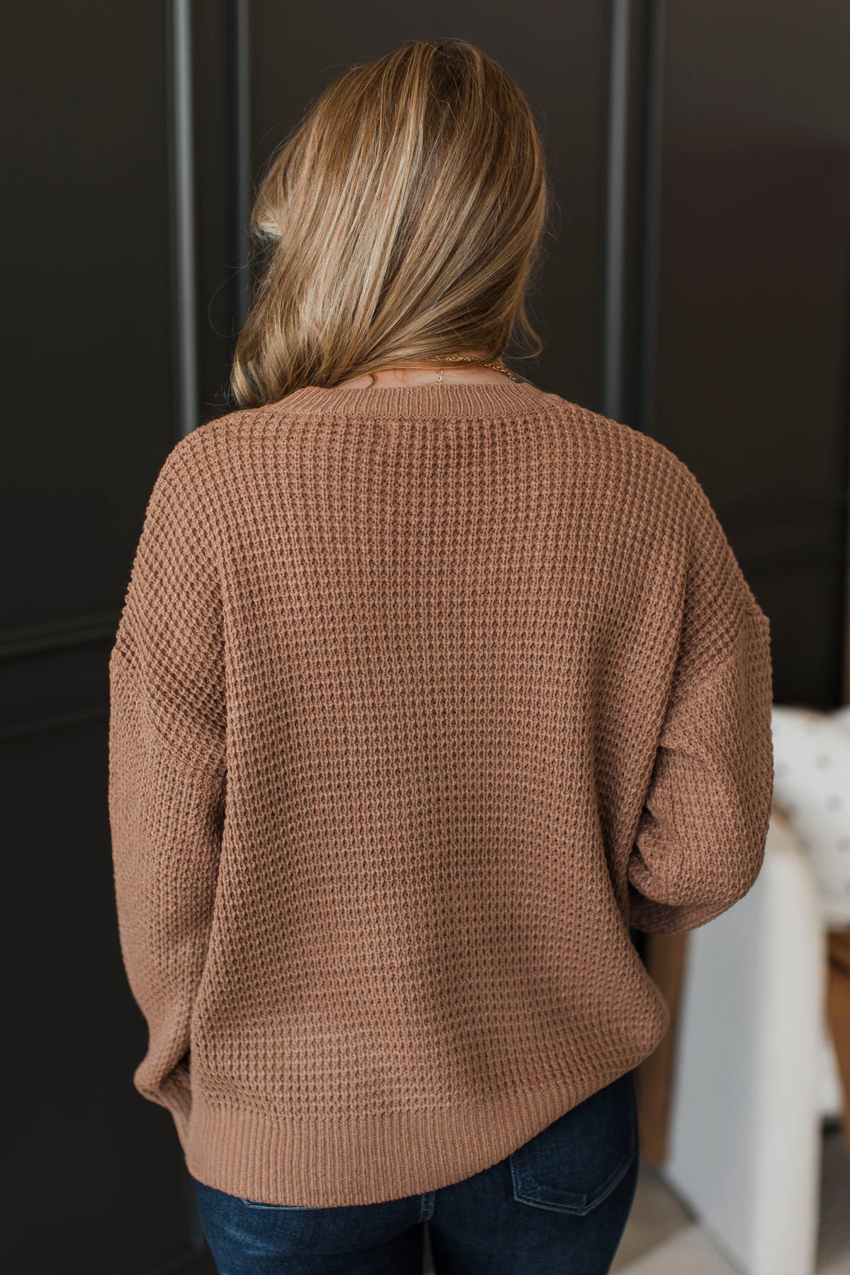 Captivating In Color Knit Sweater- Light Rust