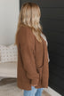 Gives Me Feelings Knit Cardigan- Deep Camel